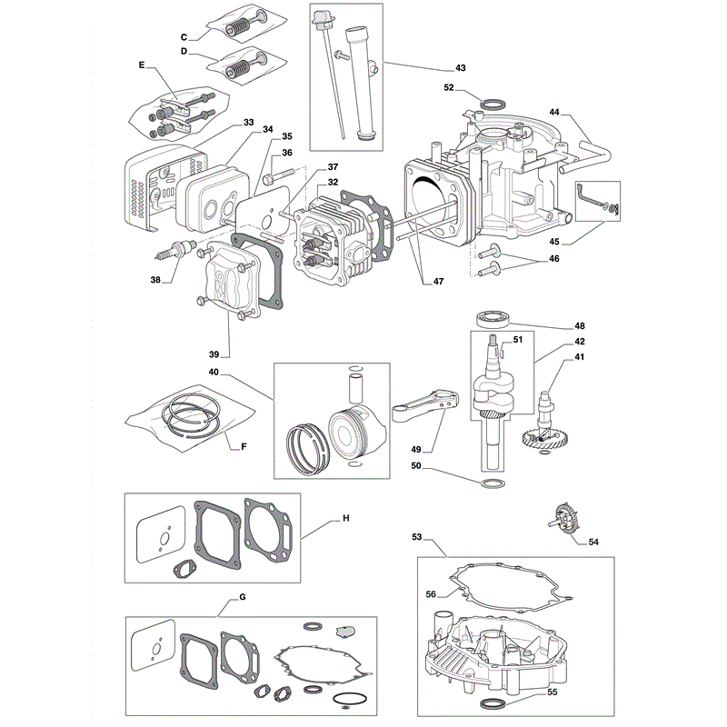 Castel / Twincut / Lawnking WBE0704 (2009) Parts Diagram, Page 2
