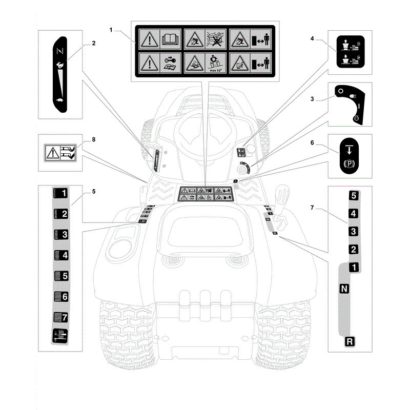 Mountfield 1438M Lawn Tractor (2009) Parts Diagram, Page 11
