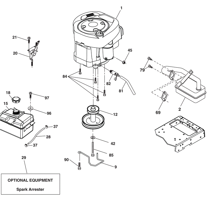 McCulloch M115-77RB (96041012300 - (2010)) Parts Diagram, Page 6