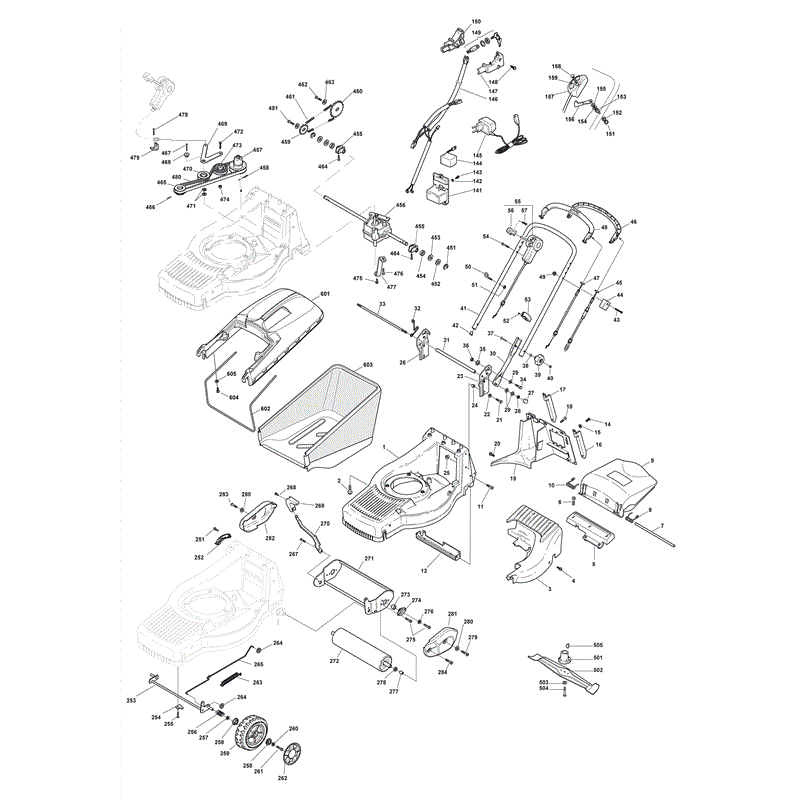 Mountfield M5510R-PD-ES  (2008) Parts Diagram, Page 1