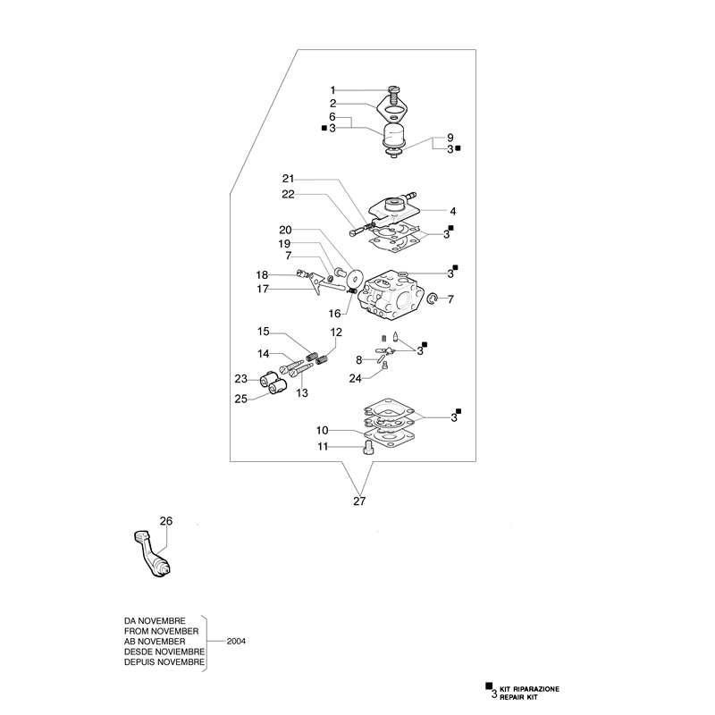 Oleo-Mac 735 T (735 T) Parts Diagram, 460B