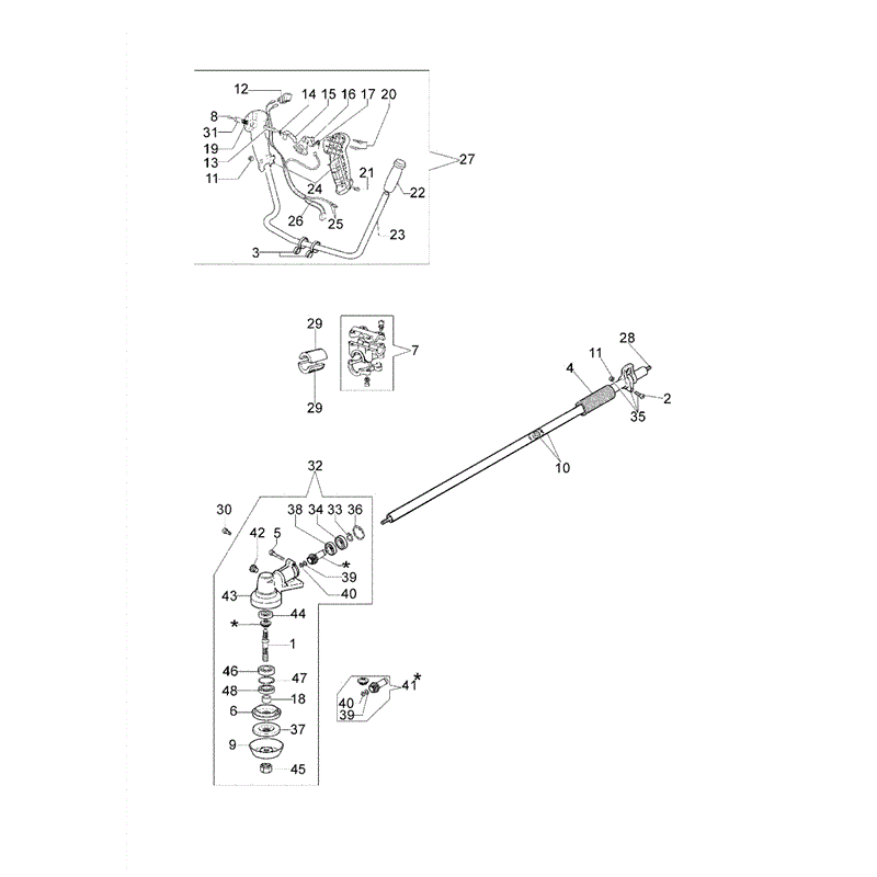 Efco STARK-3800T (2010) Parts Diagram, Page 4