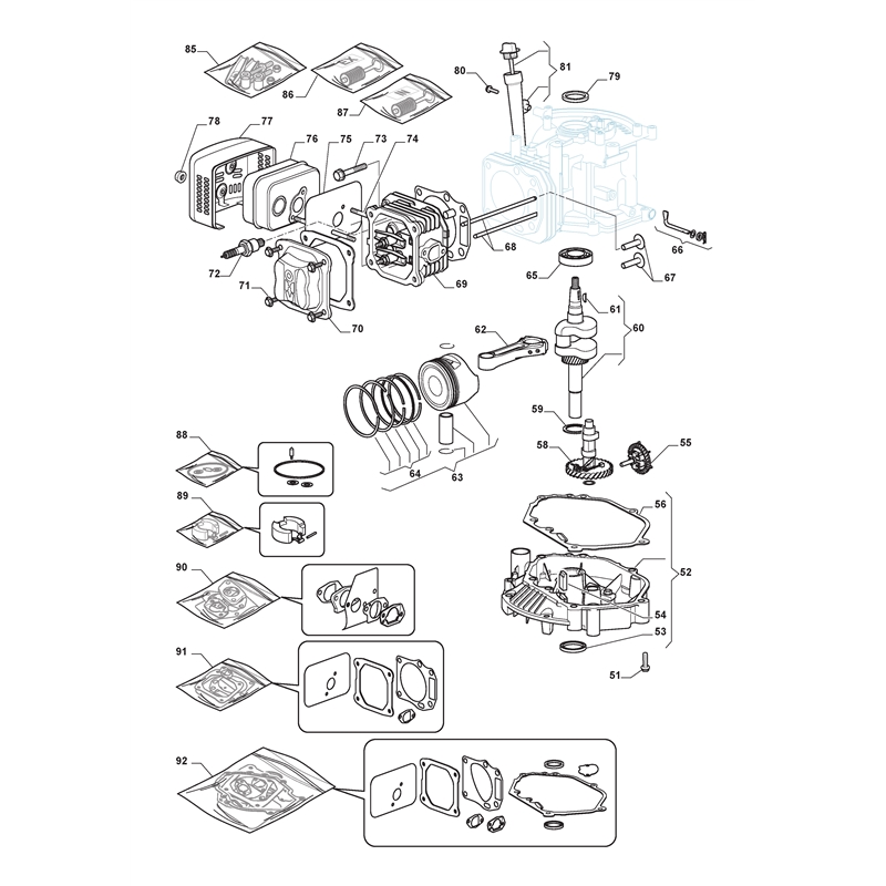 Mountfield RM65OHV Series WBE Engine (RM65OHV 118550431-0_110002RM65OHV [2012-2015]) Parts Diagram,  ST. WBE0704