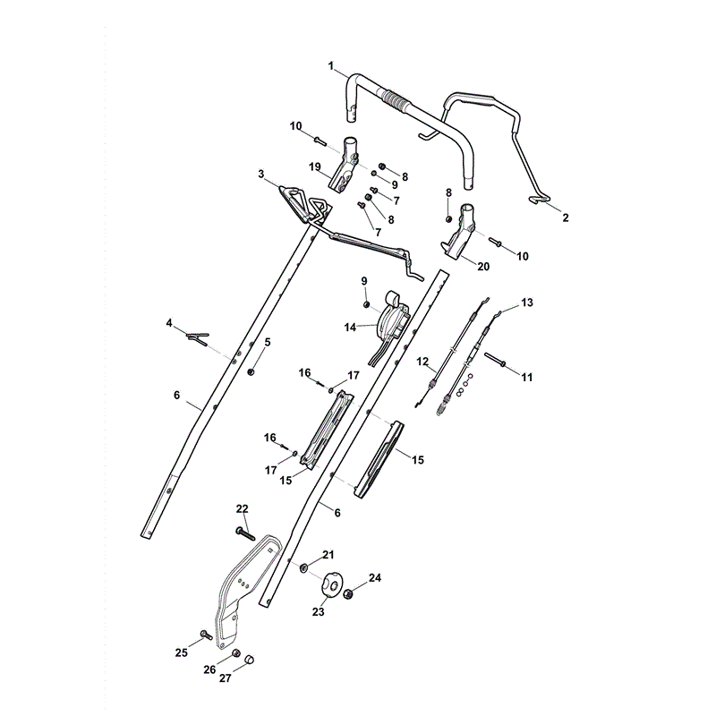 Castel / Twincut / Lawnking XA52MBS (2011) Parts Diagram, Page 2