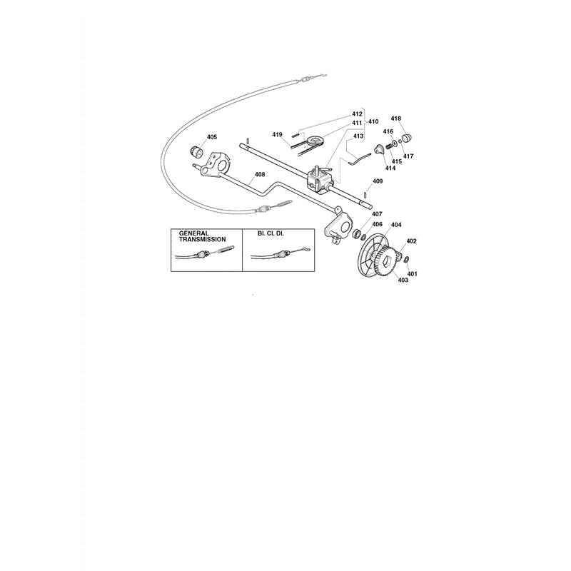 Castel / Twincut / Lawnking XA55MBSE (2008) Parts Diagram, Page 12