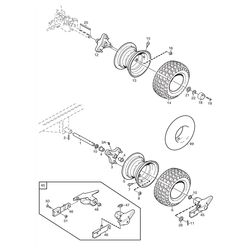 Stiga Compact 14 (2010) Parts Diagram, Page 12