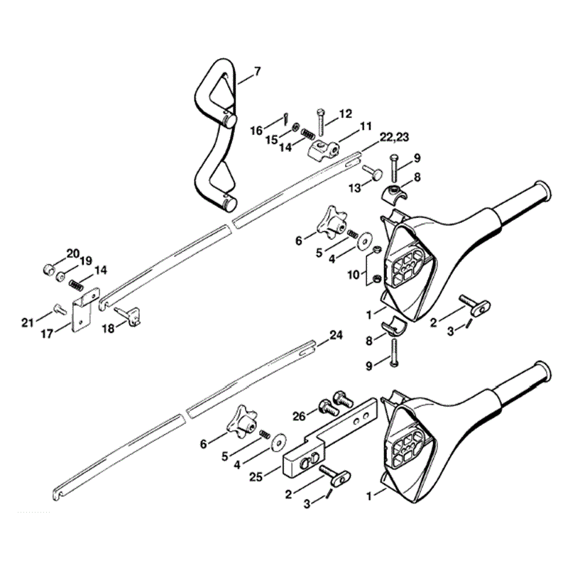 Stihl MS 880 Chainsaw (MS880) Parts Diagram, Helper's handle