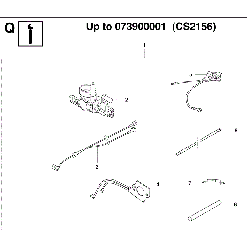Jonsered 2156 (2010) Parts Diagram, Page 17