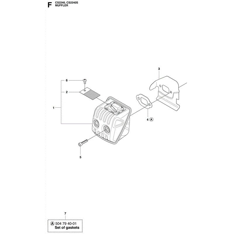 Jonsered 2240 (2010) Parts Diagram, Page 6