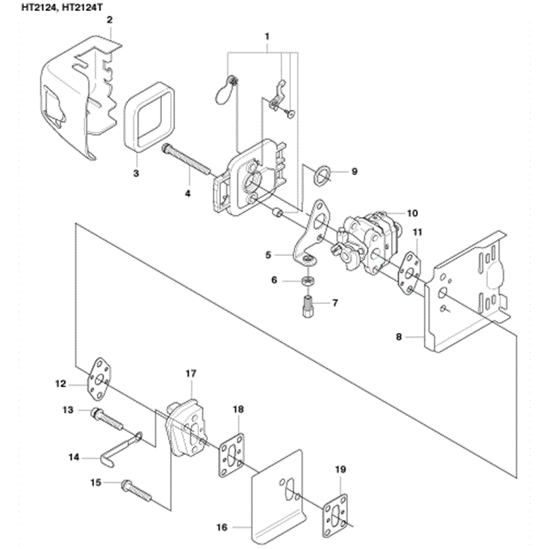 Jonsered HT2124 (2010) Parts Diagram, Page 3