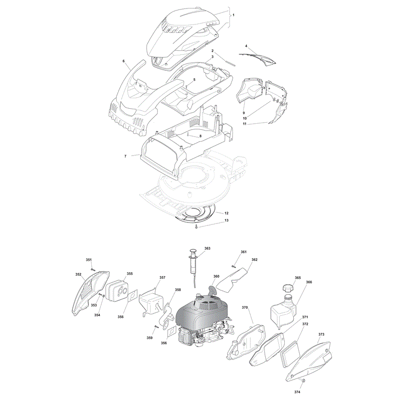 Mountfield MULTICLIP504-PDQ-4S  (2008) Parts Diagram, Page 2