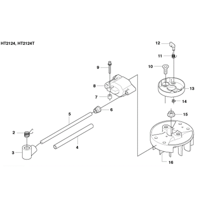 Jonsered HT2124 (2010) Parts Diagram, Page 5