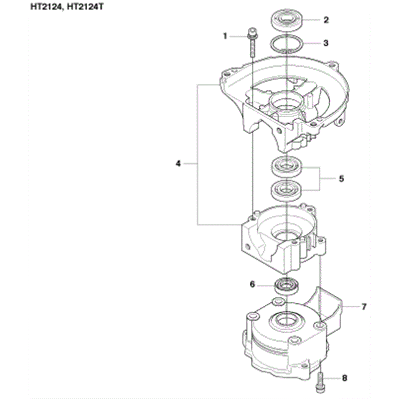 Jonsered HT2124 (2010) Parts Diagram, Page 7