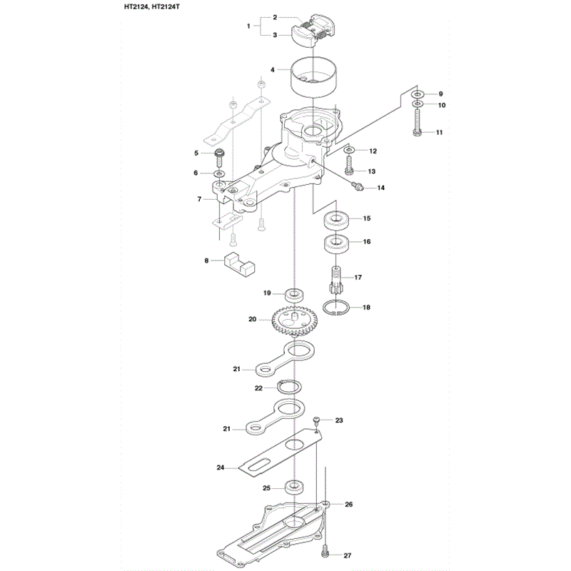 Jonsered HT2124 (2010) Parts Diagram, Page 10