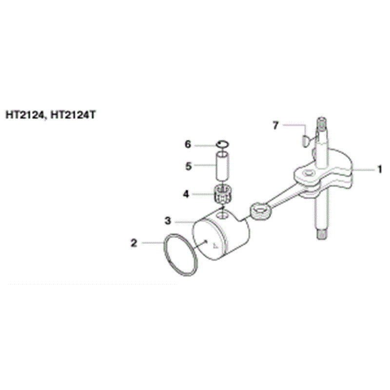 Jonsered HT2124T (2010) Parts Diagram, Page 8