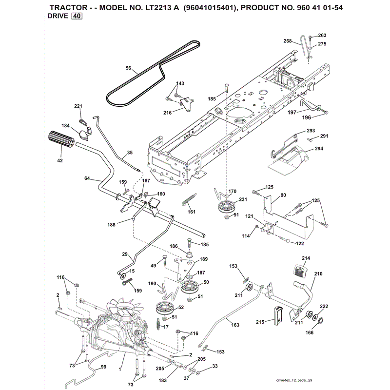 Jonsered LT2213 A (2010) Parts Diagram, Page 5
