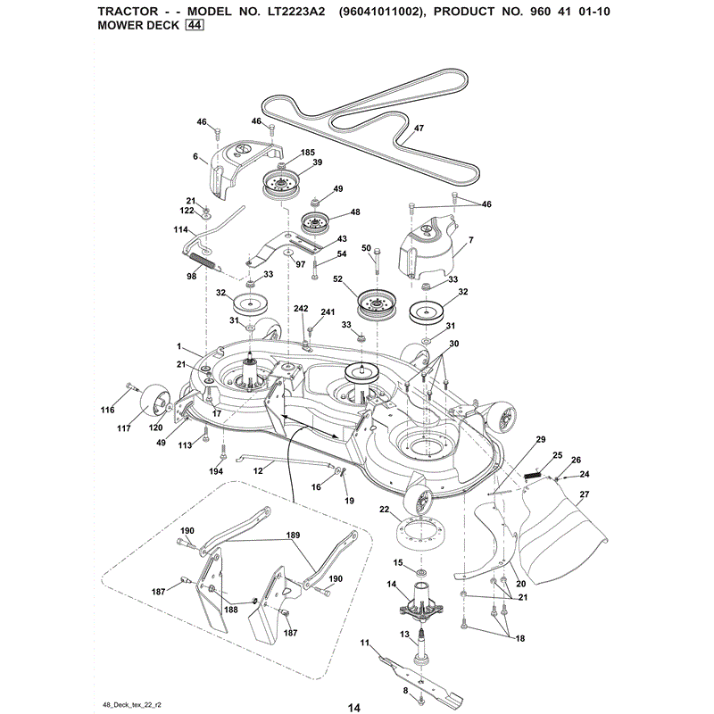 Jonsered LT2223 (01-2010) Parts Diagram, Page 9