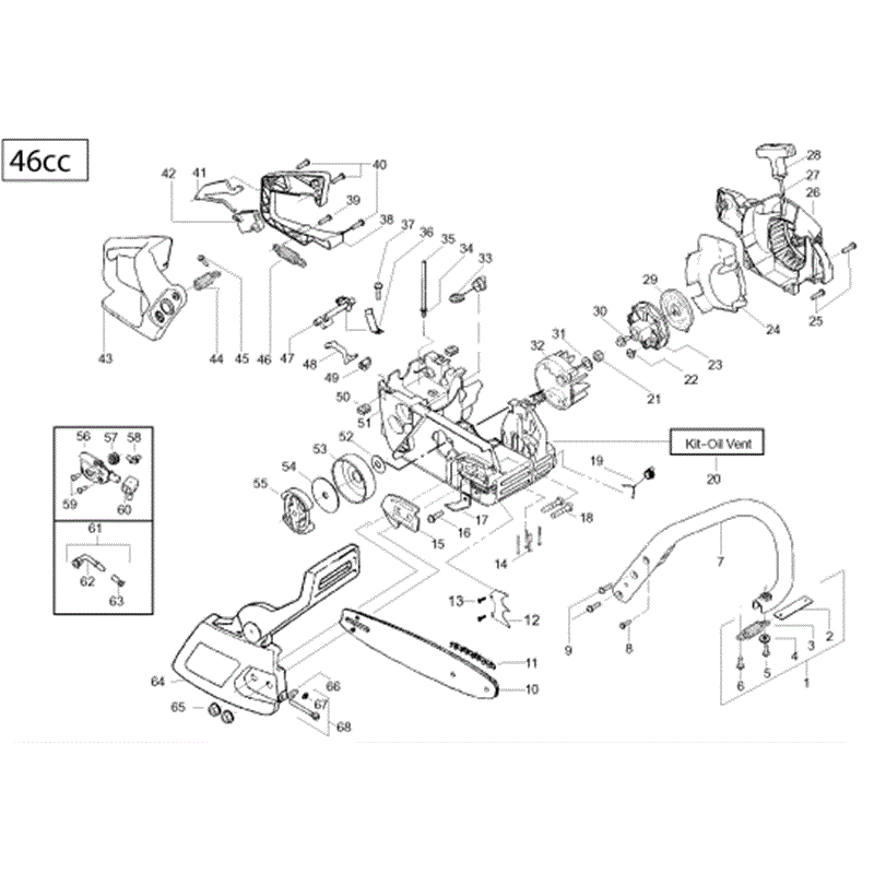 Jonsered 2137 (02-2009) Parts Diagram, Page 1