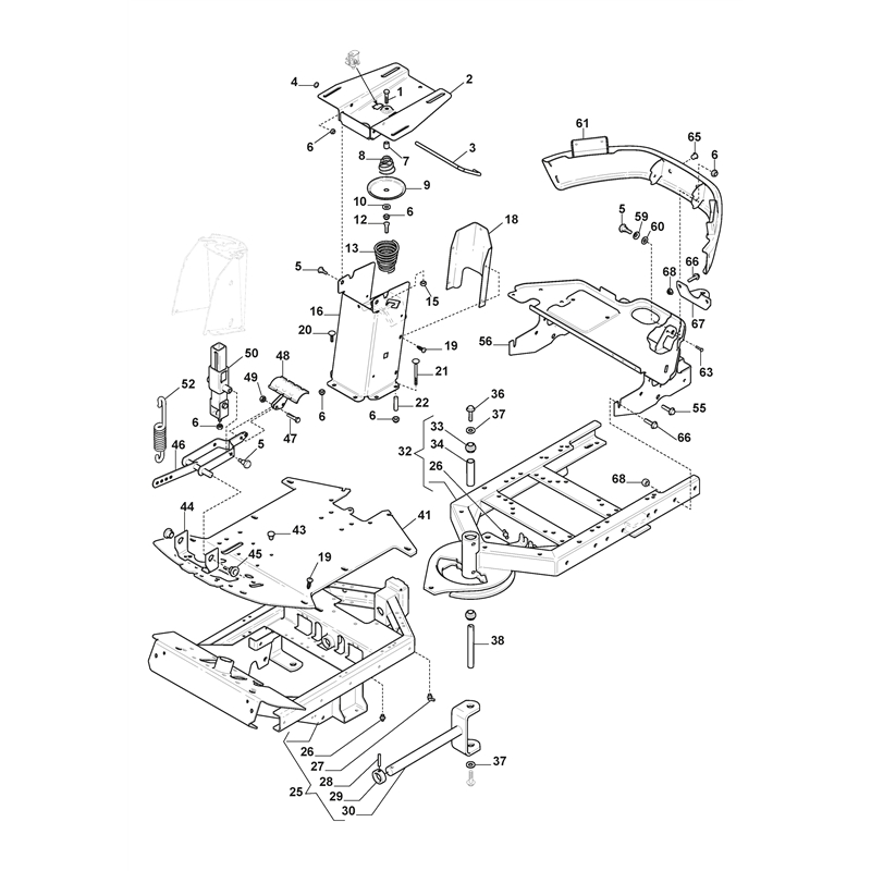 Stiga PARK 340 PX (2F6130511-S18 [2018-2019]) Parts Diagram, Chassis_0
