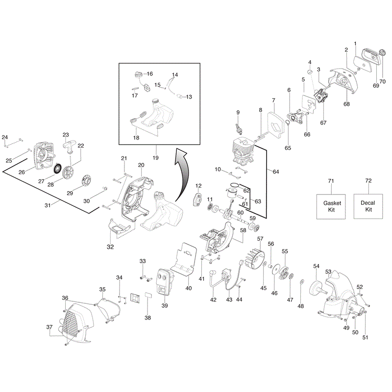 Jonsered BC2128 (2009) Parts Diagram, Page 2