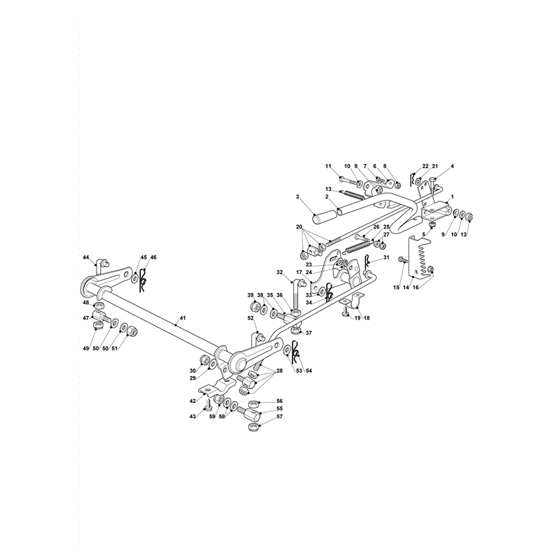 Castel / Twincut / Lawnking XG160HD (2008) Parts Diagram, Cutting Plate Lifting