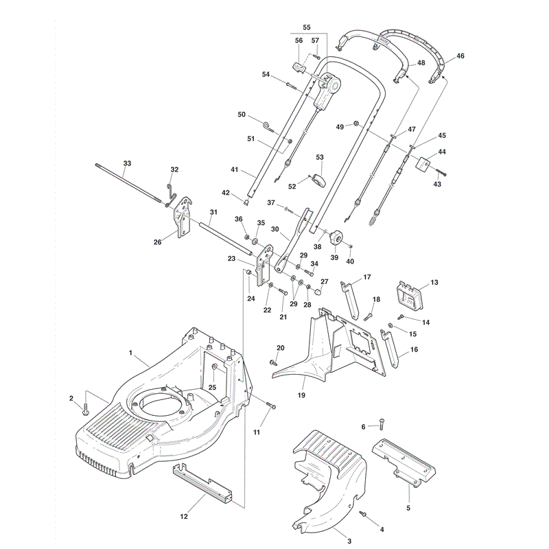 Mountfield M484R  (2010) Parts Diagram, Page 2