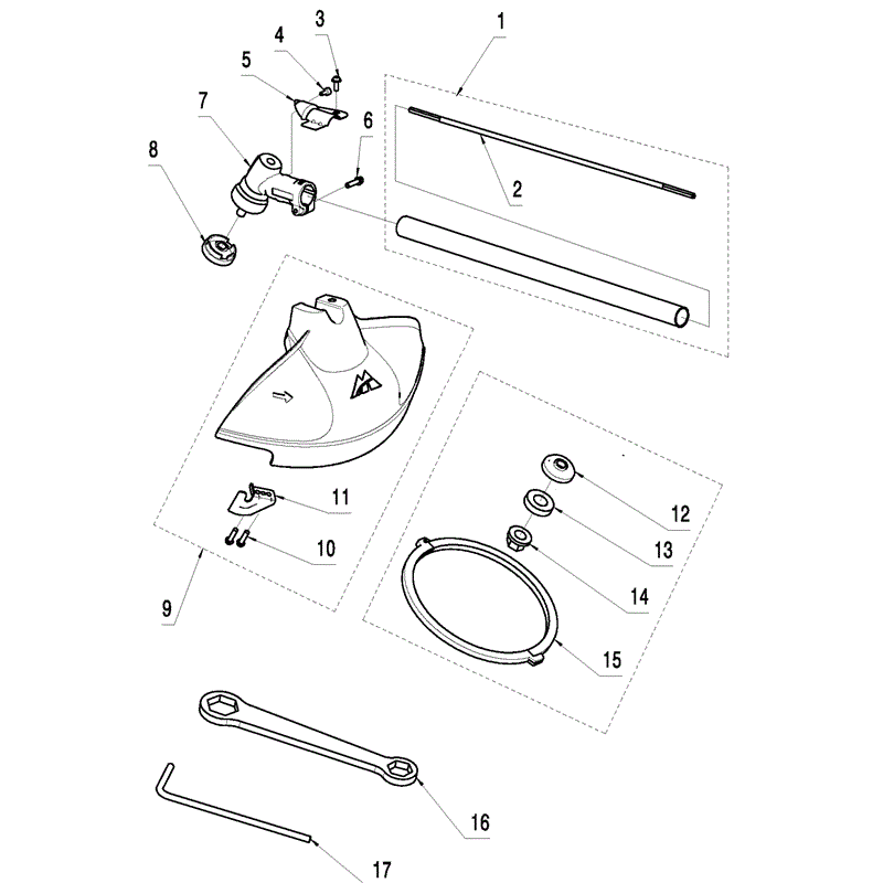 McCulloch B26 PS (2014) Parts Diagram, Page 1