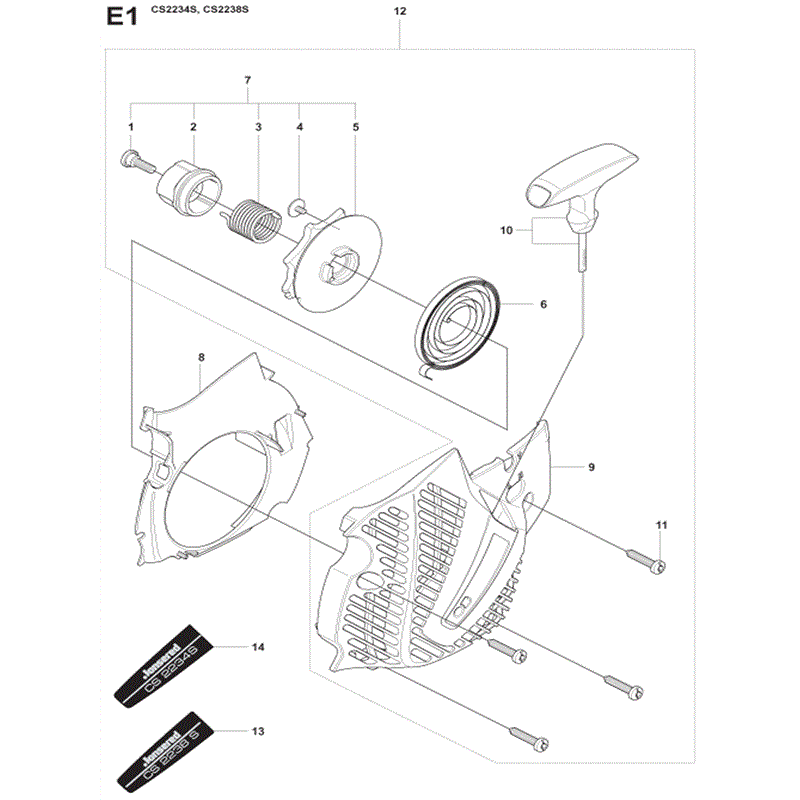 Jonsered 2234S (04-2009) Parts Diagram, Page 4