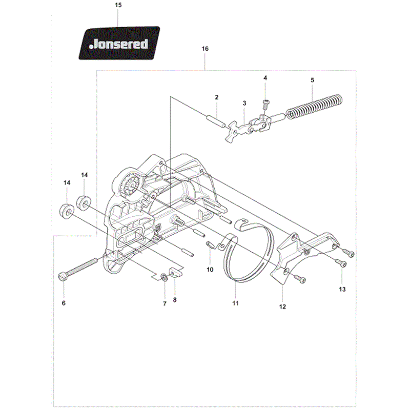 Jonsered 2238 (01-2009) Parts Diagram, Page 1