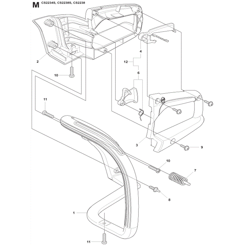 Jonsered 2238S (01-2009) Parts Diagram, Page 11