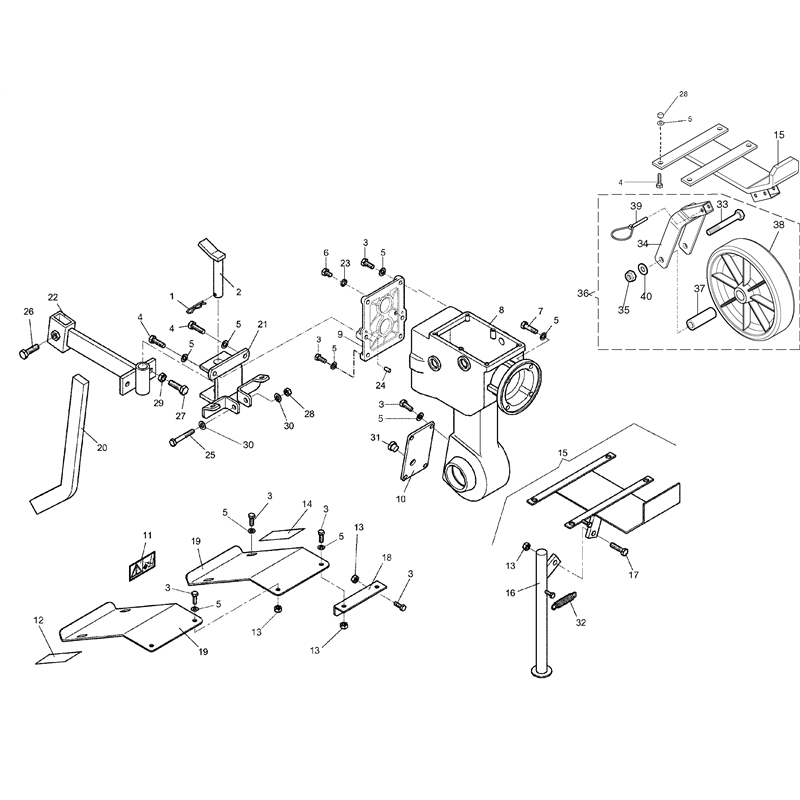 Bertolini 215 (Fino-Until 2009) (215 (Fino-Until 2009)) Parts Diagram, change gear box