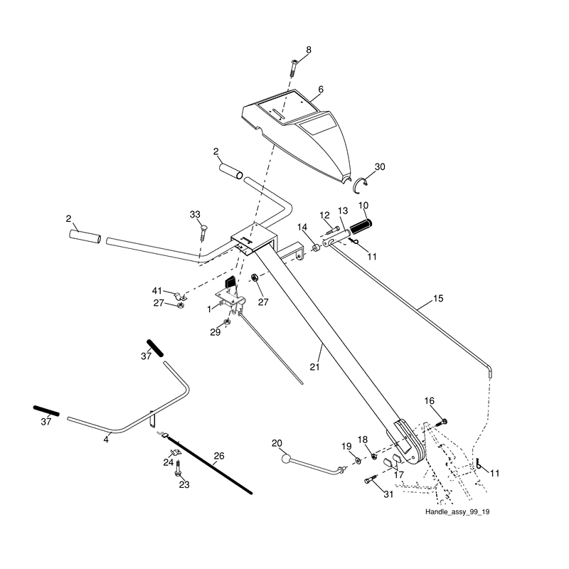 Husqvarna  CRT51 (2007) Parts Diagram, Page 1