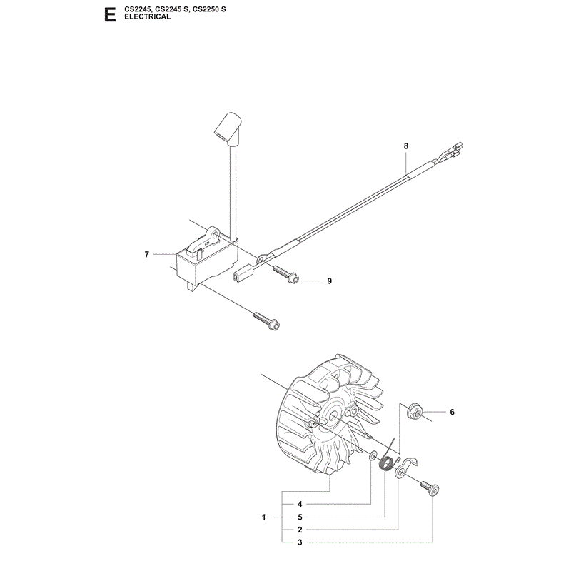 Jonsered 2245S (2009) Parts Diagram, Page 5