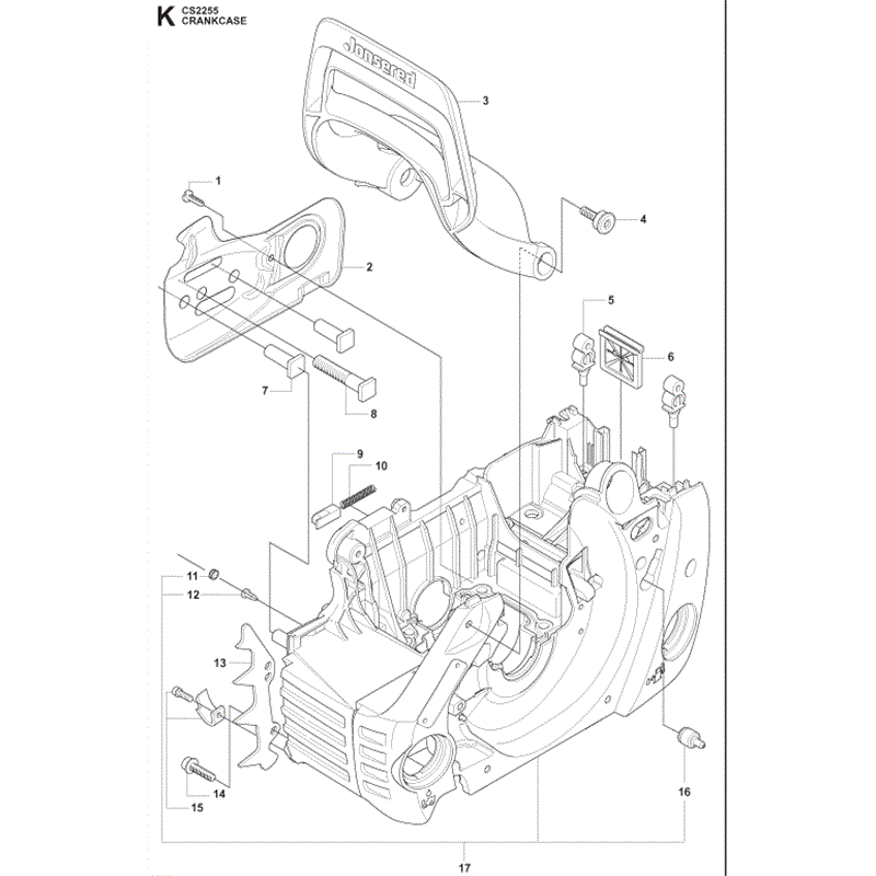 Jonsered 2255 (03-2009) Parts Diagram, Page 11