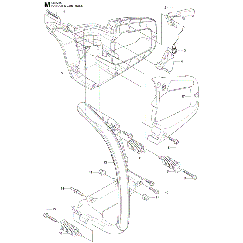 Jonsered 2255 (03-2009) Parts Diagram, Page 13