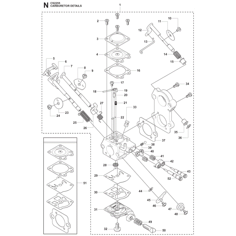 Jonsered 2255 (03-2009) Parts Diagram, Page 14