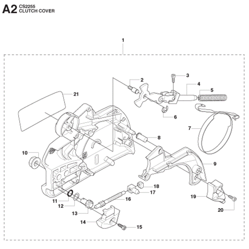 Jonsered 2255 (10-2009) Parts Diagram, Page 2