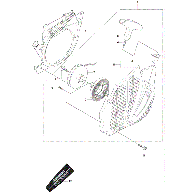 Jonsered 2255 (10-2009) Parts Diagram, Page 5