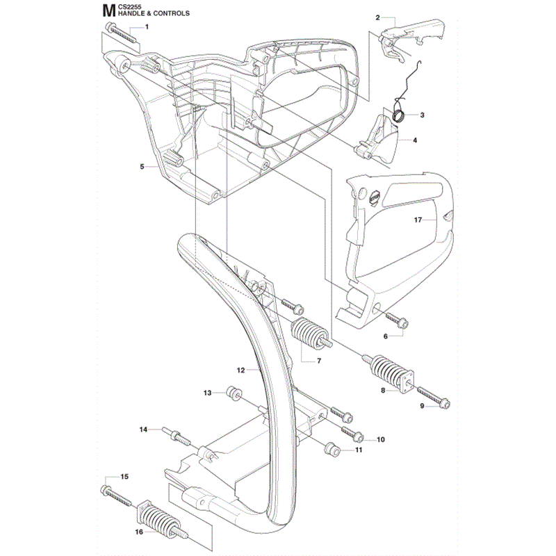 Jonsered 2255 (10-2009) Parts Diagram, Page 13