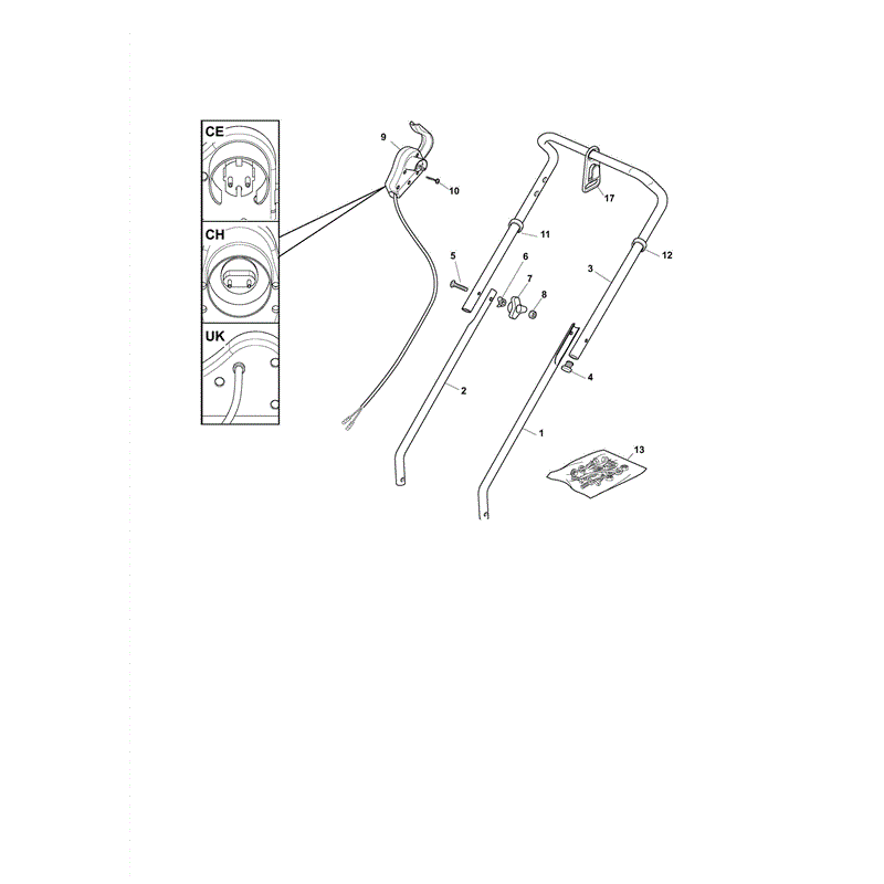 Castel / Twincut / Lawnking TD390 (2009) Parts Diagram, Page 3