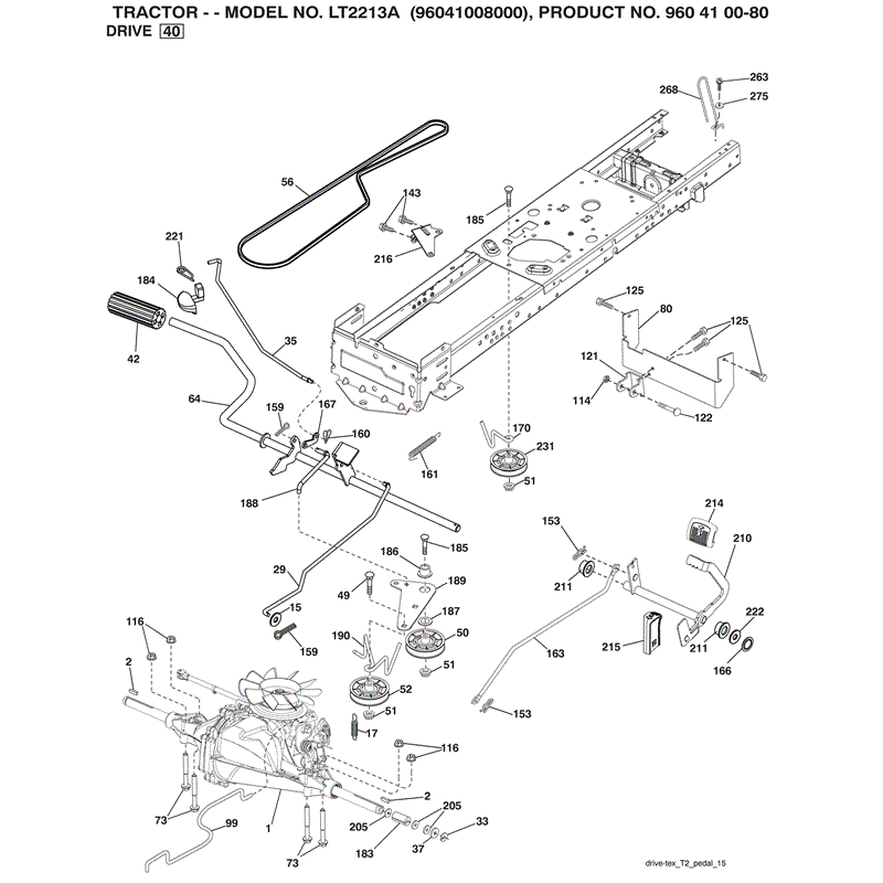 Jonsered LT2213 A (2009) Parts Diagram, Page 5