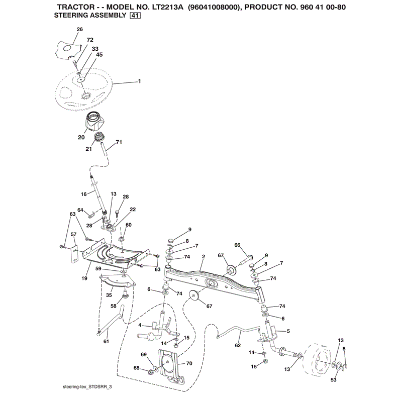 Jonsered LT2213 A (2009) Parts Diagram, Page 7