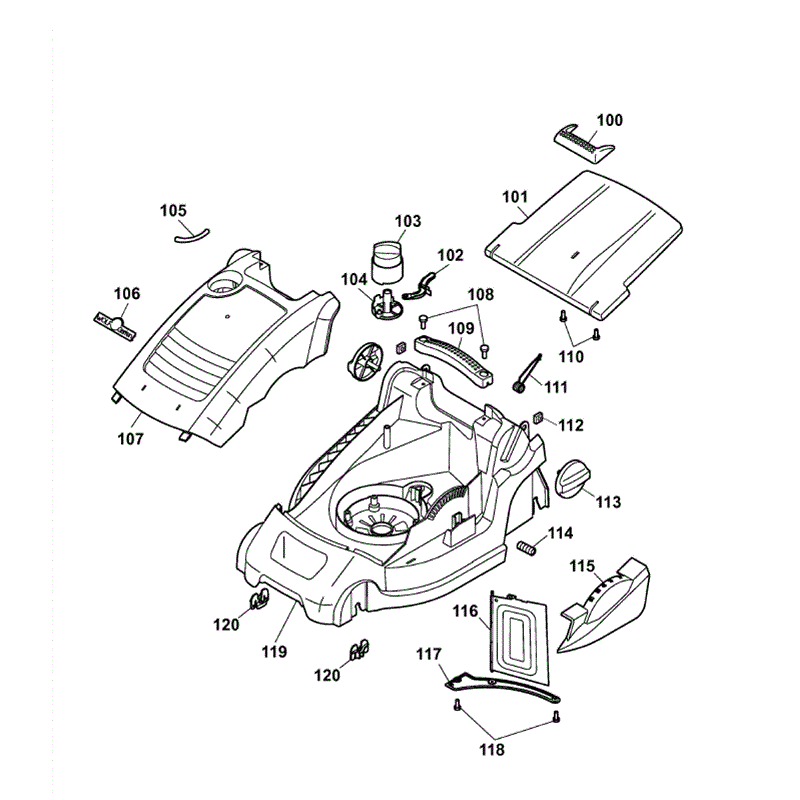 Wolf Power Edition 37E (4927000 B 2007) Parts Diagram, Page 1