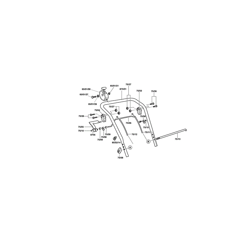 Qualcast Classic 43S (F016306542) Parts Diagram, Page 1