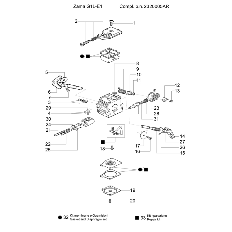 Oleo-Mac GS 940 (GS 940) Parts Diagram, E11A