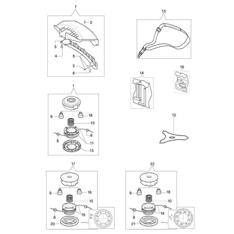 Oleo-Mac SPARTA 370 S (Euro2) (SPARTA 370 S (Euro2)) Parts Diagram, Accessories