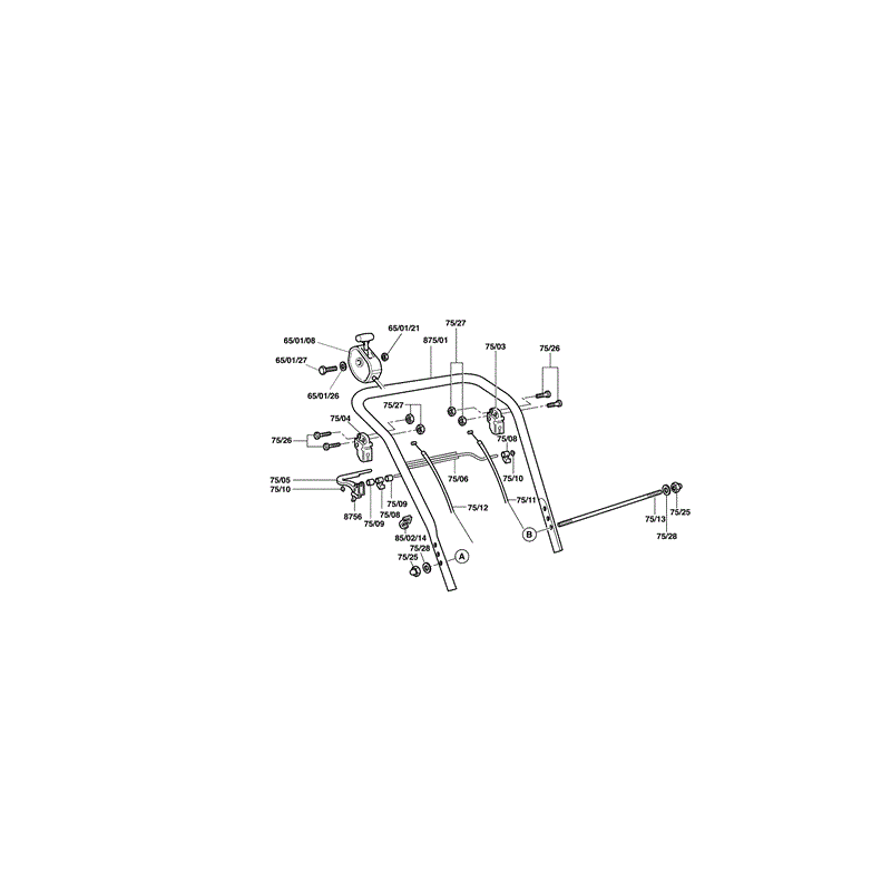 Qualcast Classic 43S (F016306203) Parts Diagram, Page 1