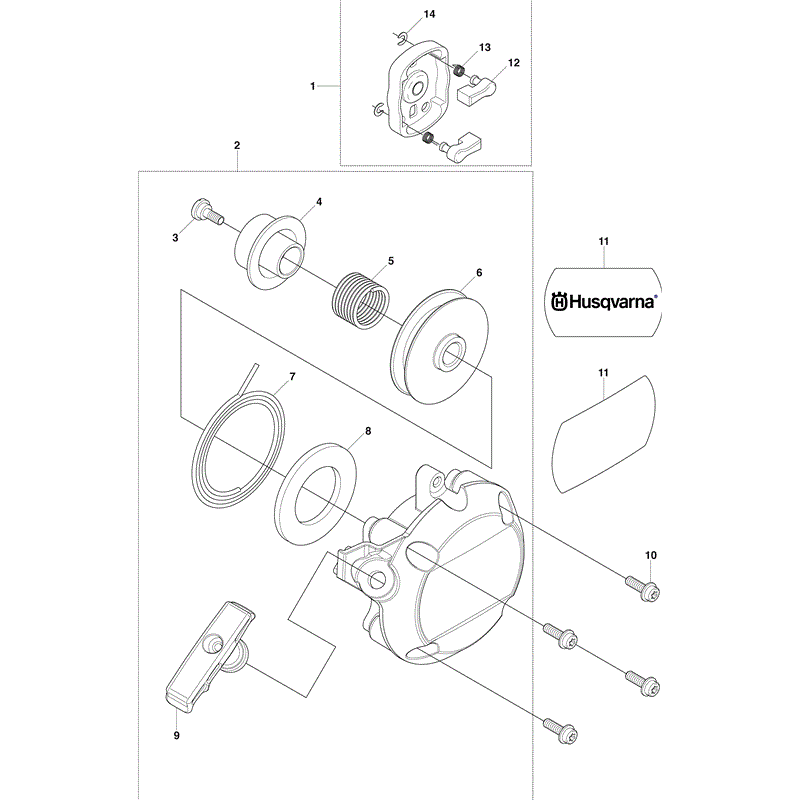 Husqvarna  543RBX (2013) Parts Diagram, Page 9