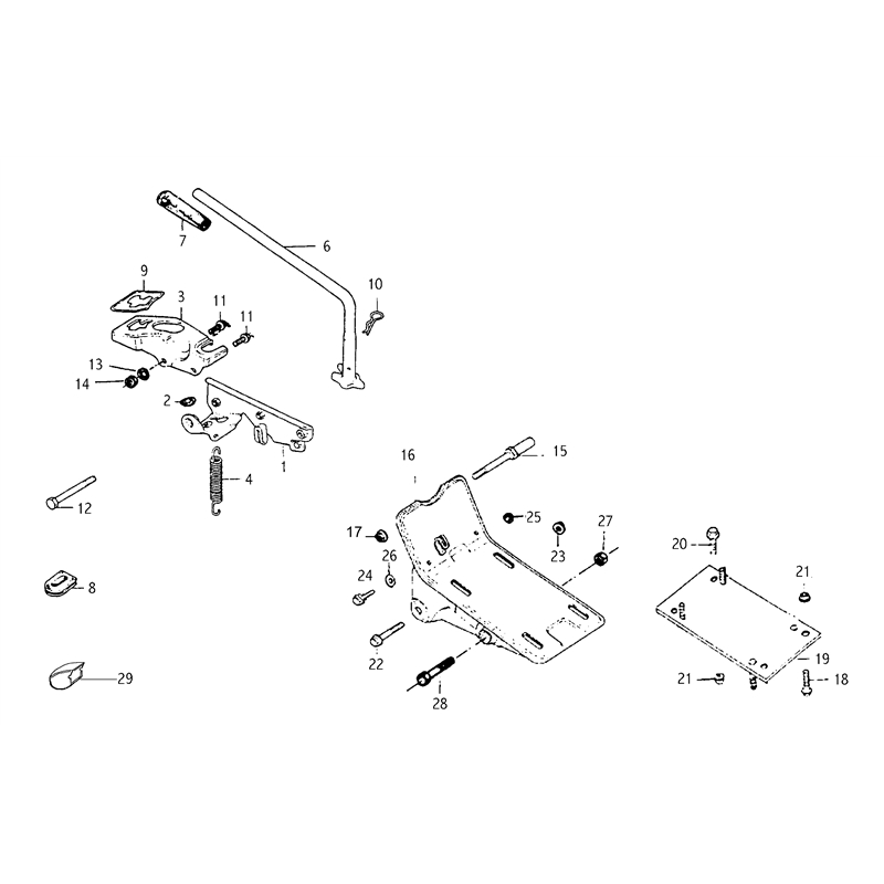 Bertolini 206 (EN 709) (206 (EN 709)) Parts Diagram, Externals controls