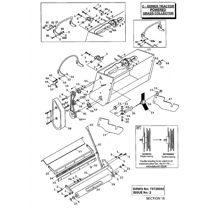 Countax C Series MK 1-2 Before 2000 Lawn Tractor  (Before 2000) Parts Diagram, P.G.C. Apr. 2000 - Dec. 2002